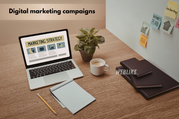 Digital marketing campaign planning by Weblike Digital Solutions, Coimbatore, showing marketing strategy setup for business growth